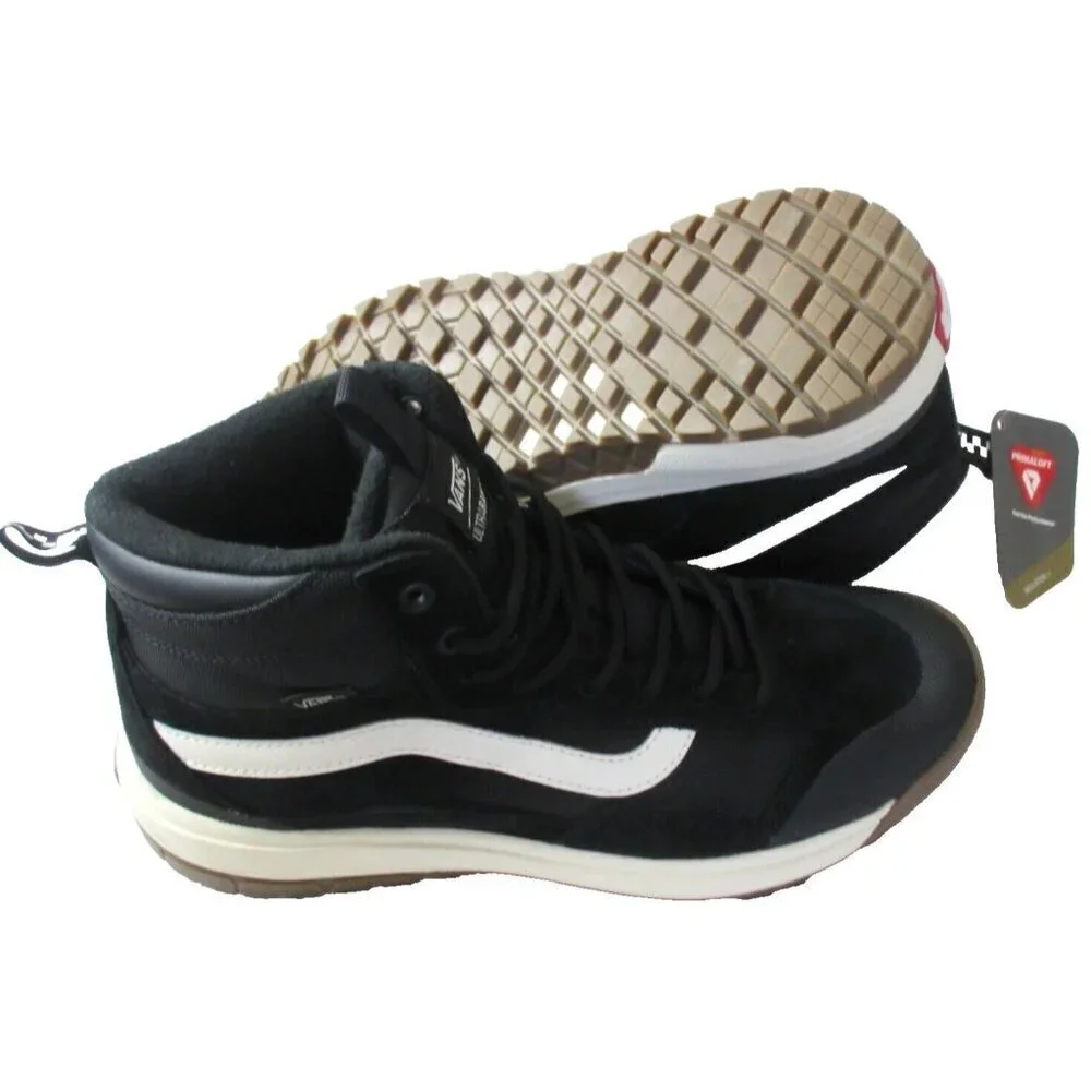 Vans Men's UltraRange Exo Hi MTE-1 Boots Black Marshmallow White Sizes NIB